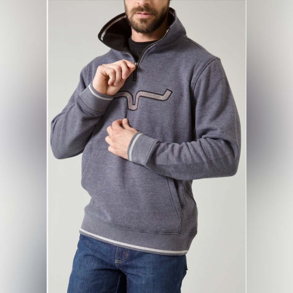 NEW KIMES RANCH MENS NAVY 1/4 Zip